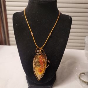 Wire Wrapped Red River Cabashon